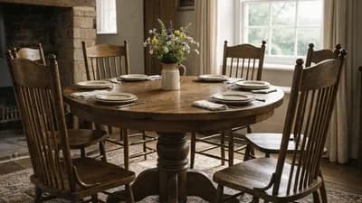 Vintage Oak Dining Set