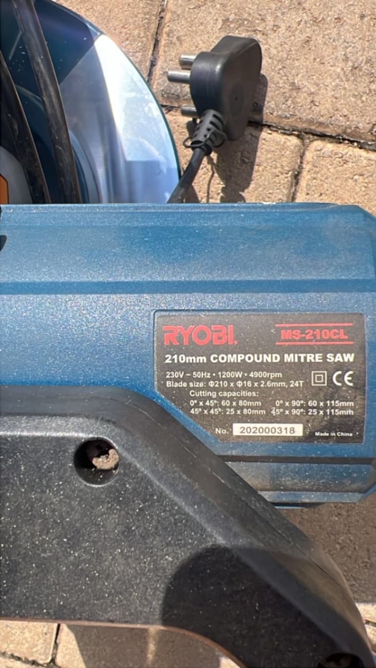RYOBI - MS210 Mitre Saw - image 2