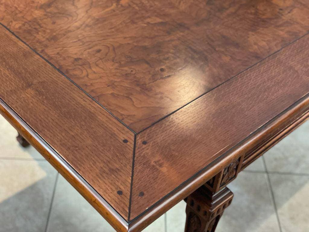 Okkerneut hout eetkamer tafel - image 6