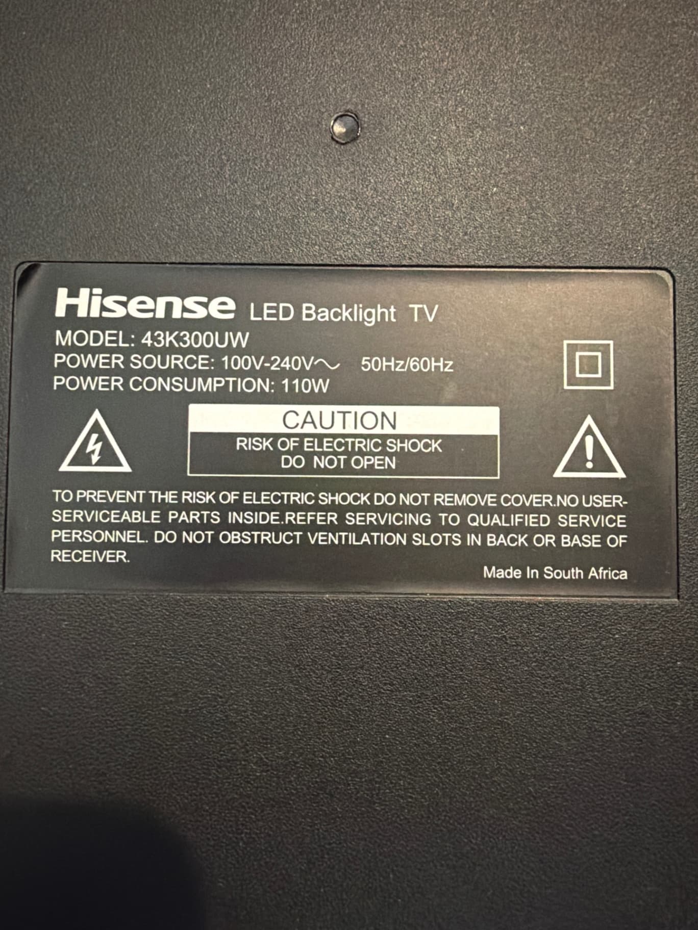 HISENSE - LED Backlight TV (40") - image 2