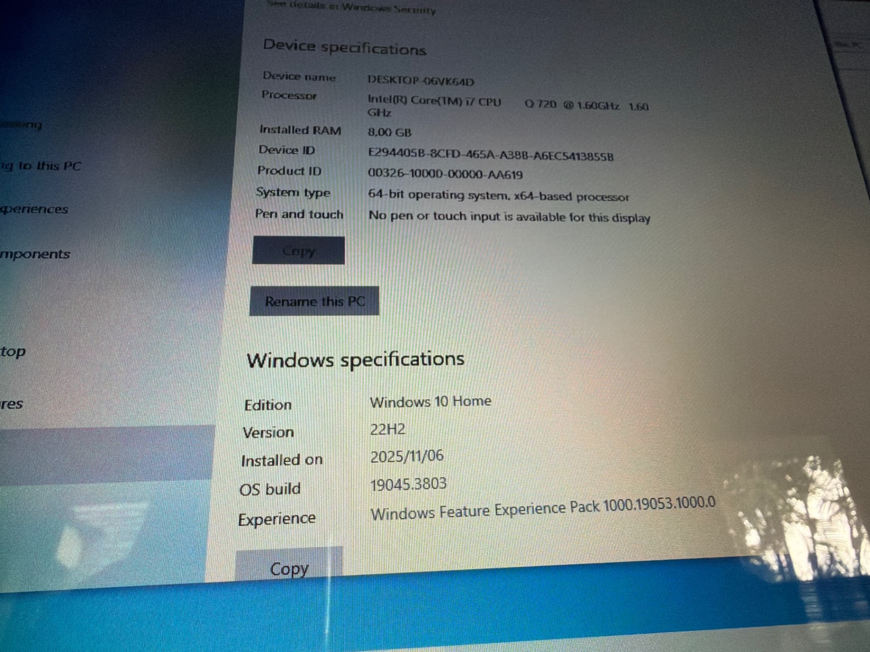 HP Pavilion dv7 - LAPTOP COMPUTER - image 2