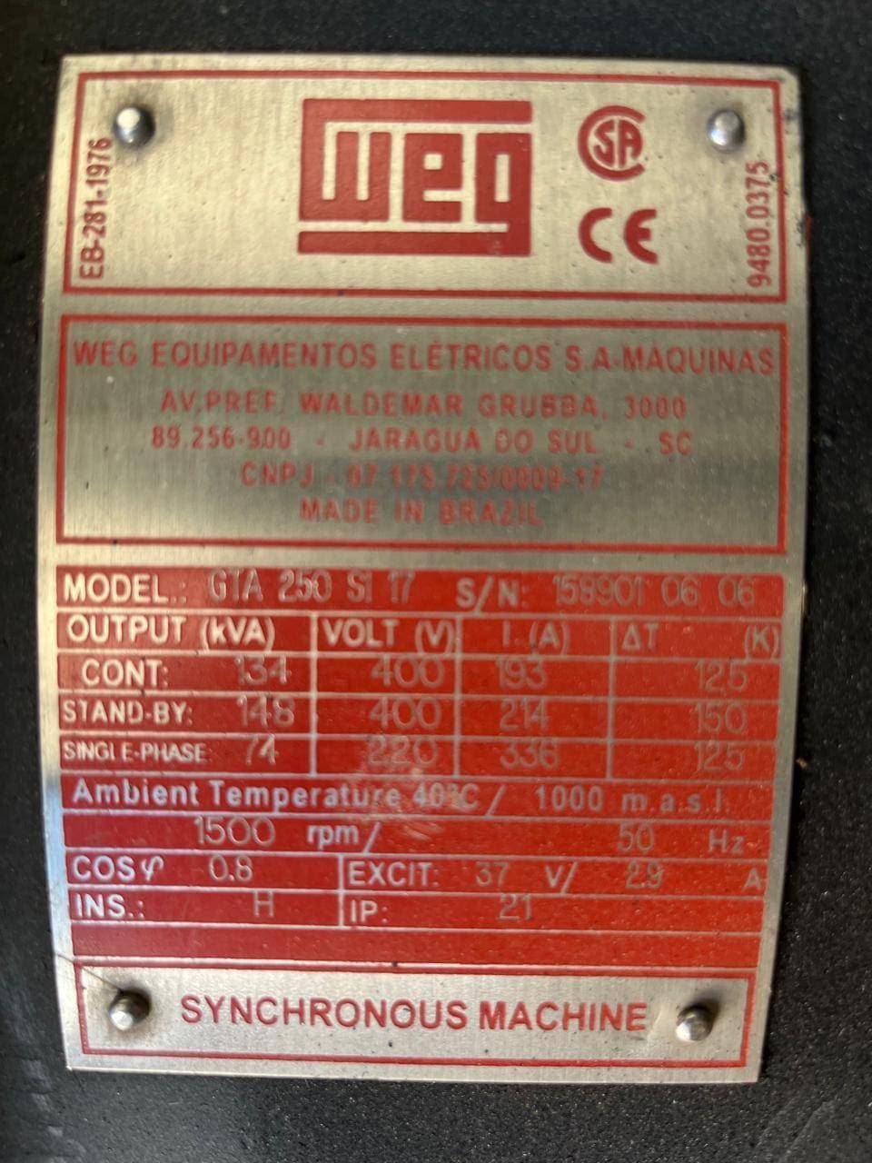 150Kva Kragopwekker - image 3