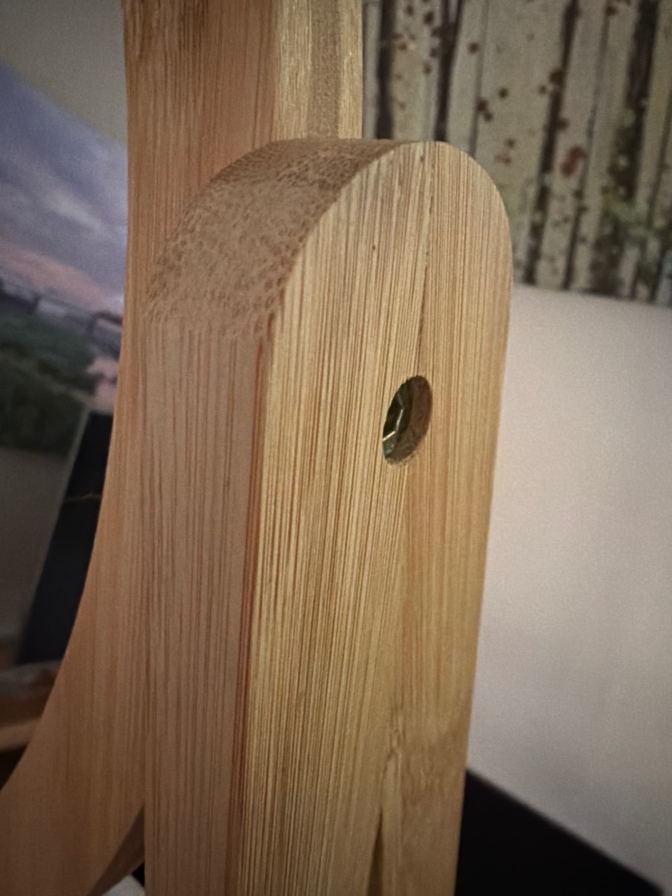 Bamboo 3-Tier Shelve + Mirror - image 2