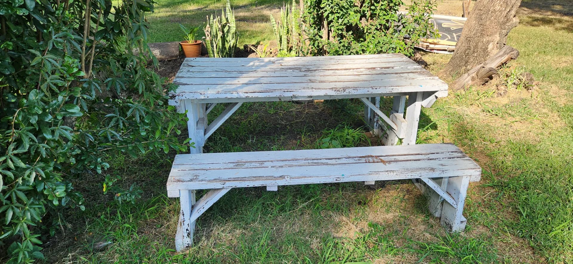 Picnic table & bench 1.5m