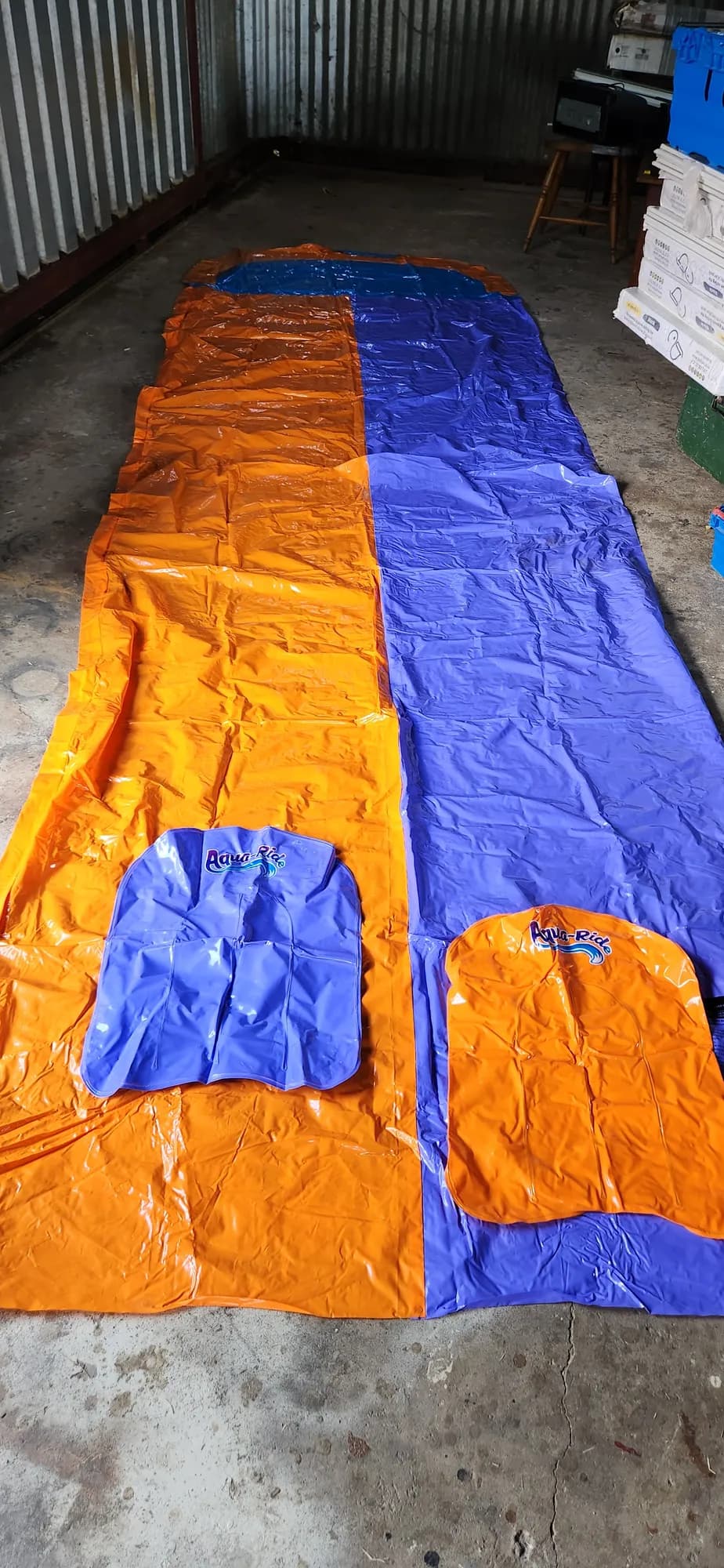 Slip & slide water toy