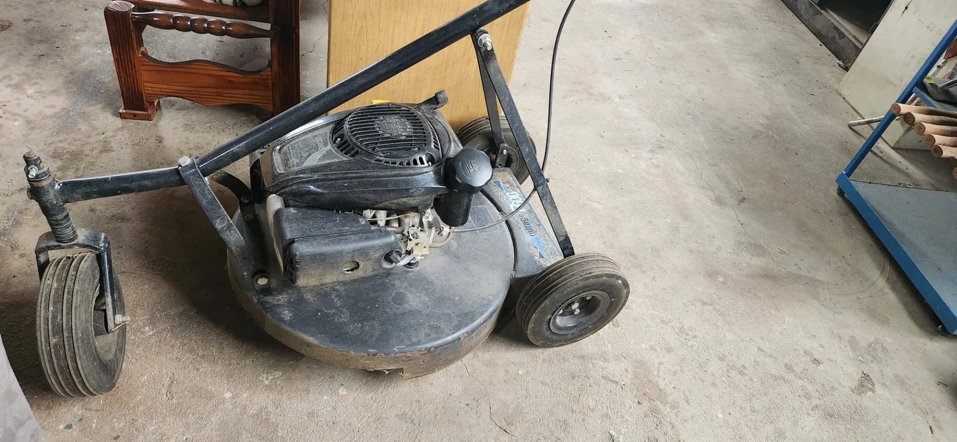 3 wheel lawnmower